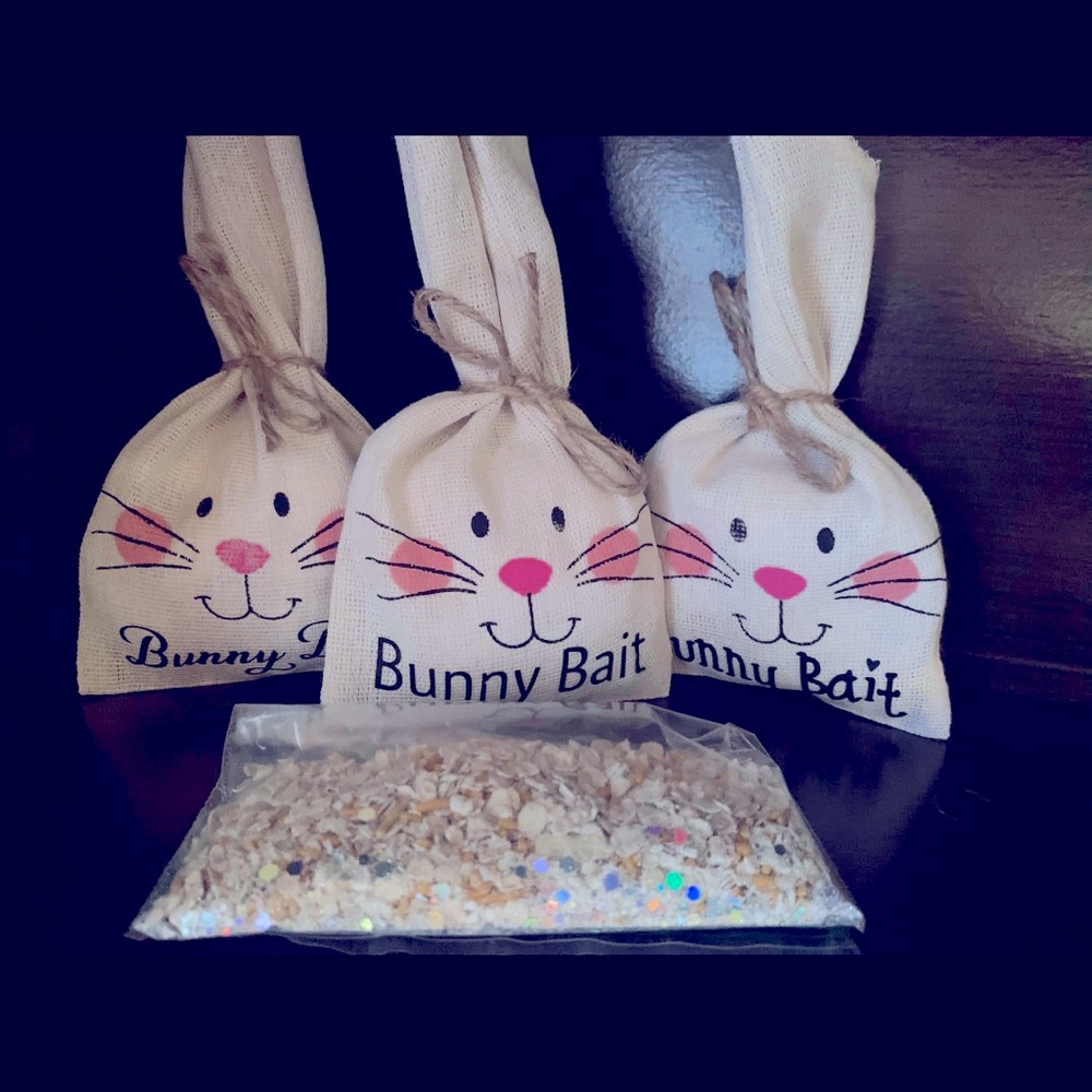 White Bunny Holiday Decor with Upright Ears